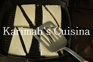 pressing  water from tofu