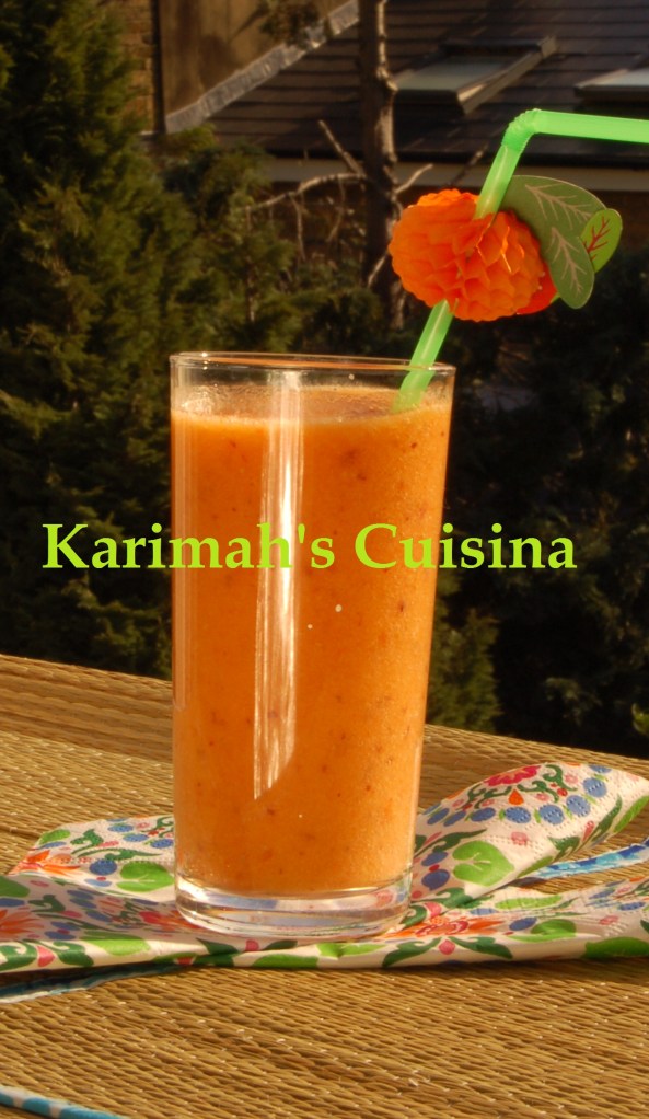 Peach, apricot & gogi berry smoothie Peach, apricot & gogi berry smoothie