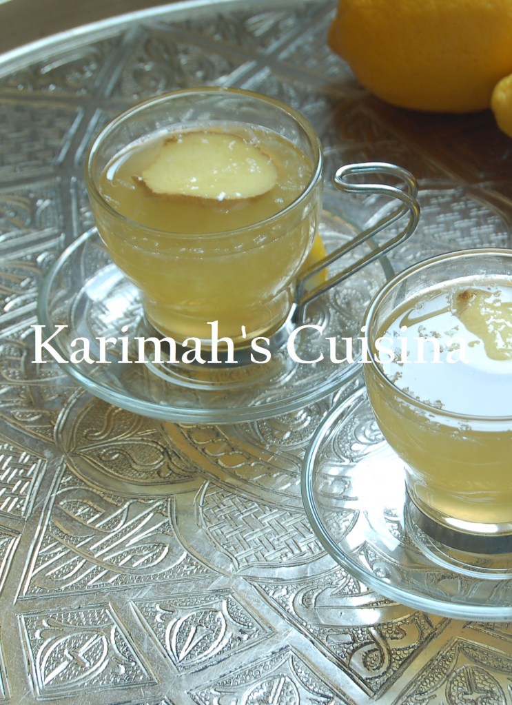 GINGER, HONEY AND LEMON TEA