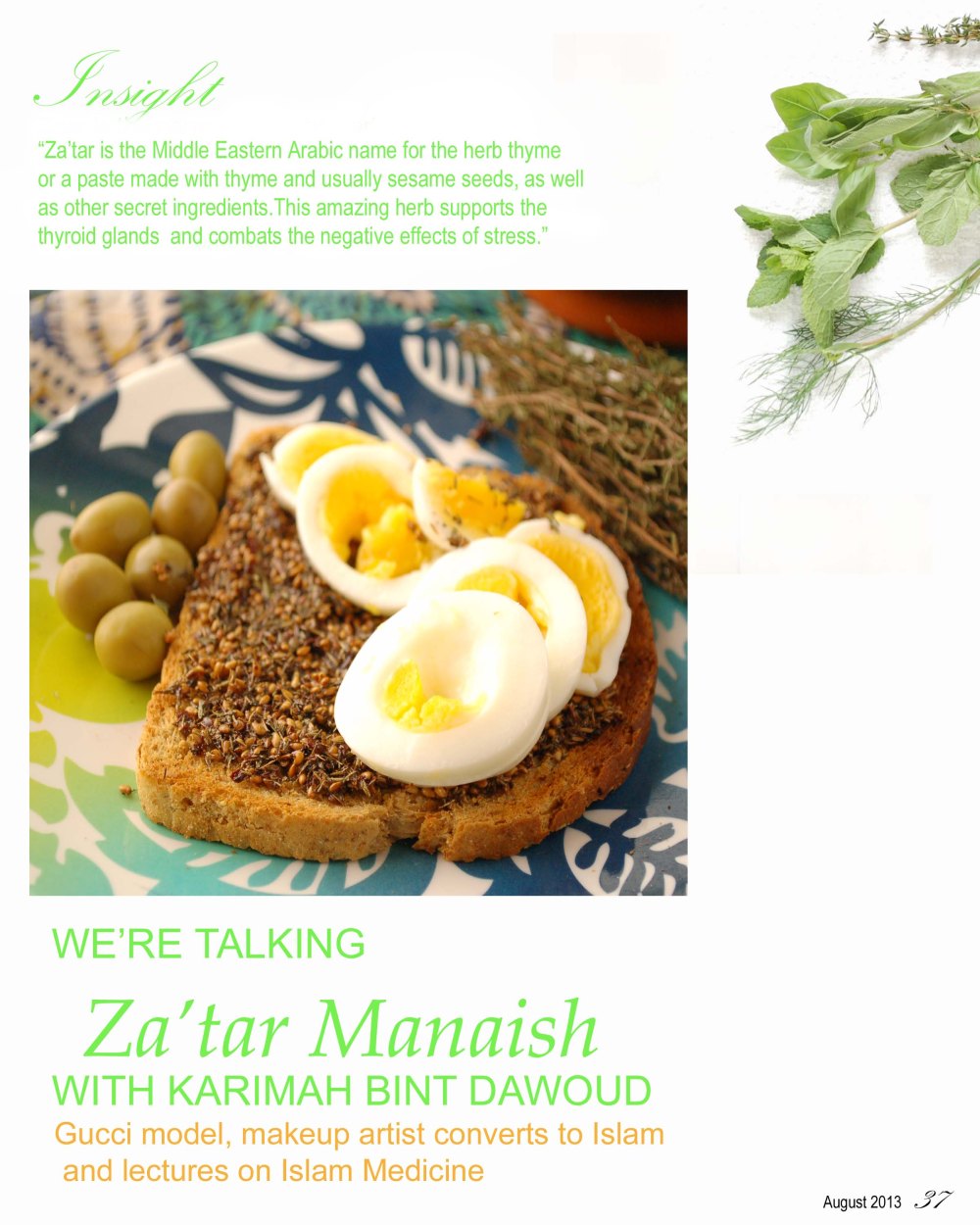 Health Magazine Article