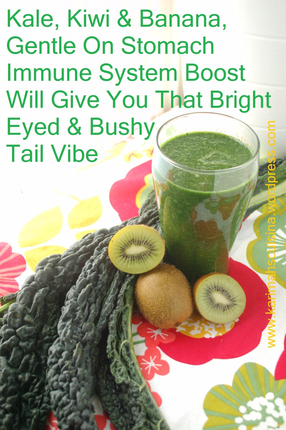 Kale, Kiwi & Banana Smoothie