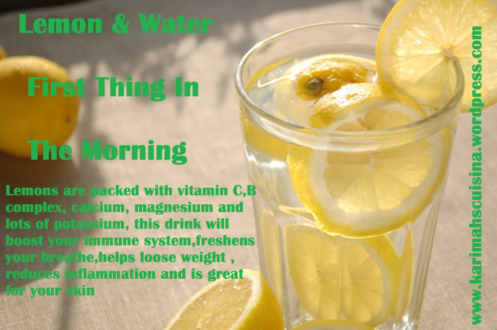 lemon and water  tex