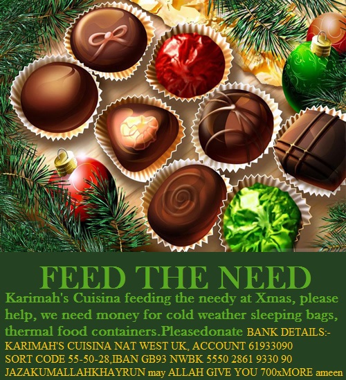 XMAS FEED THE NEED LONDON