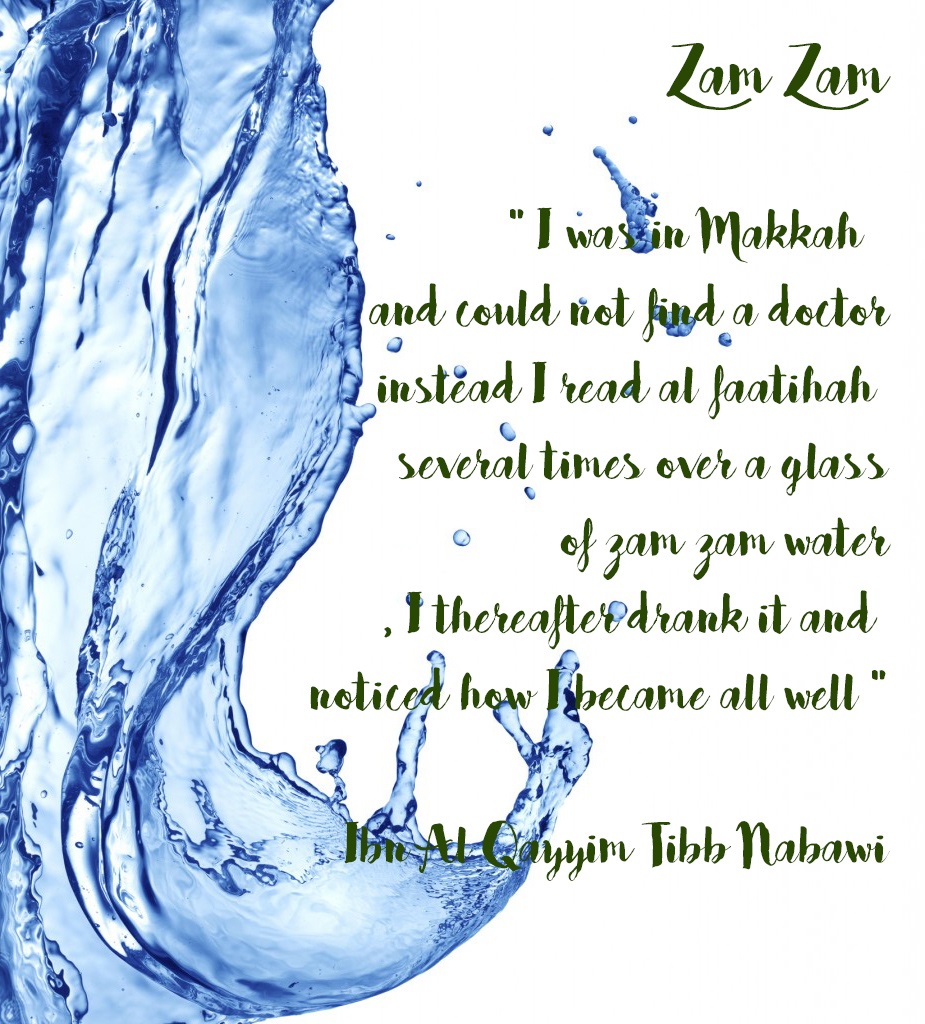 zam zam ibn al qayyim water
