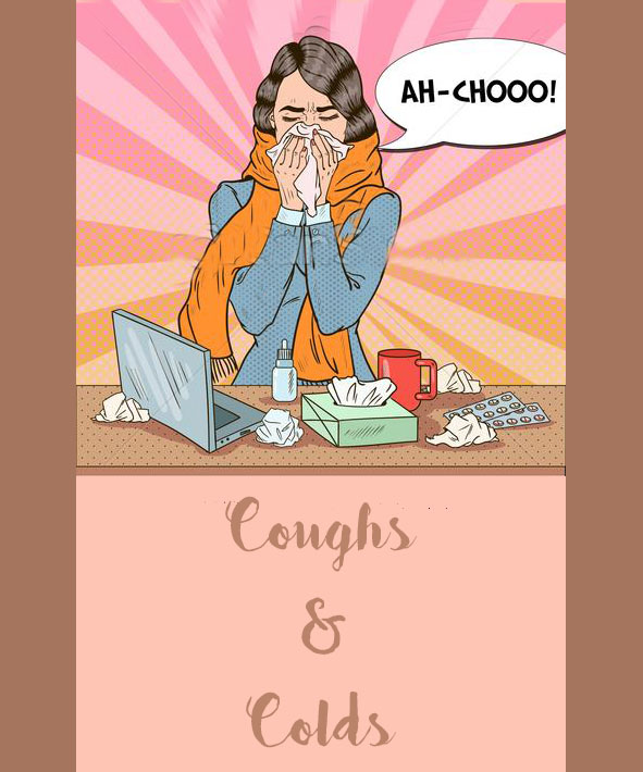 woman cough cold