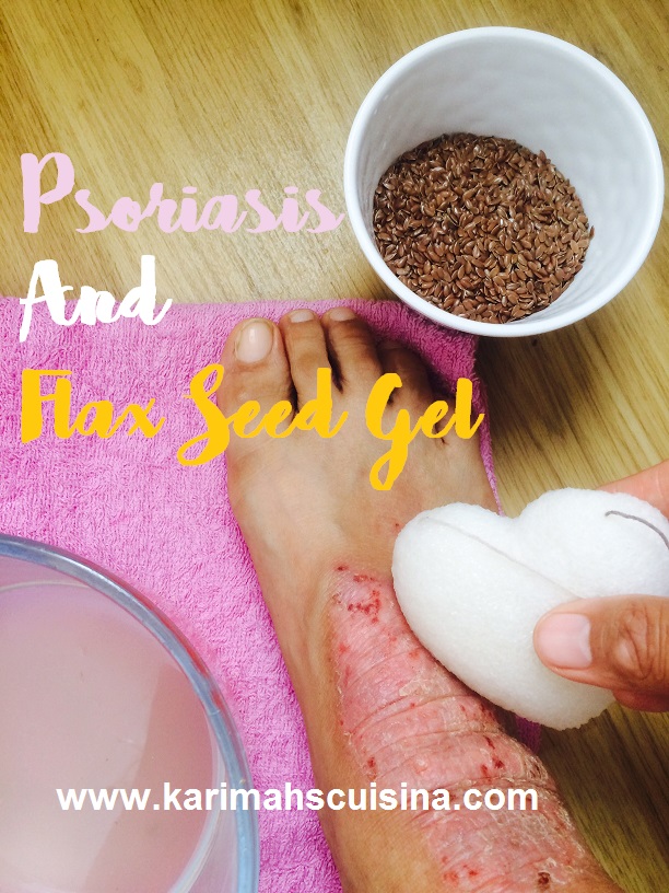 flax seed gel application day 1 text