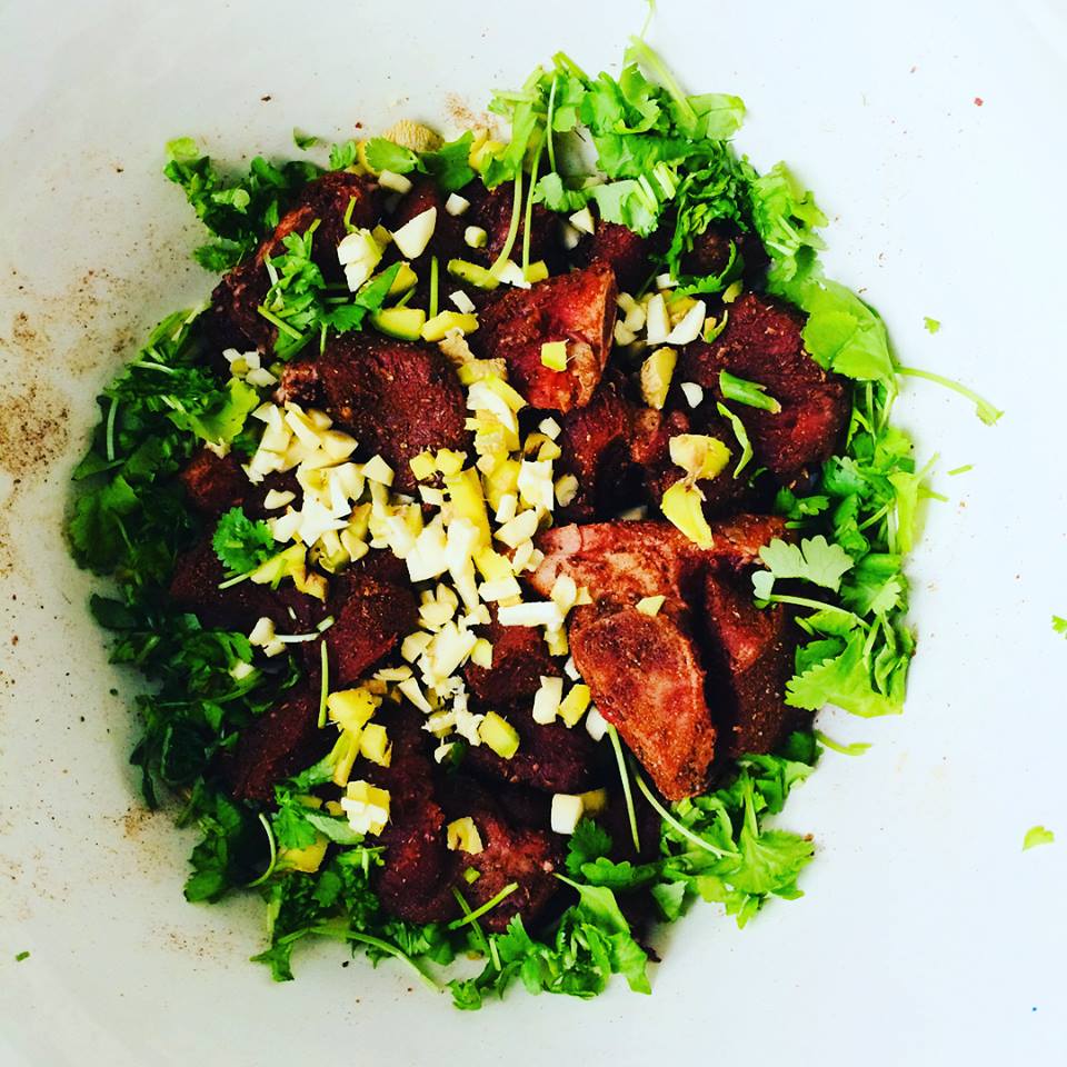 camel marinade curry